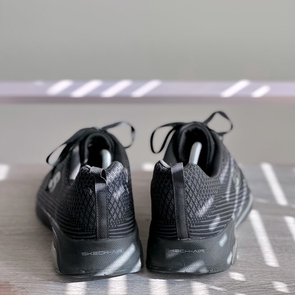 Skechers Memory Foam Black Mens Size 11 - Picture 3 of 5